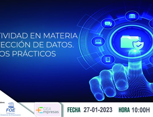 Celebración de webinar con motivo del día Europeo de protección de datos