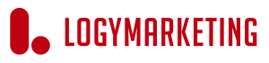 Logotipo LOGYMARKETING horizontal transparente